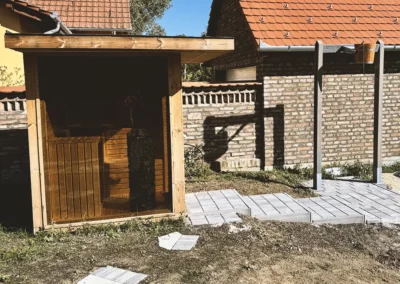 Szauna kivitelezés